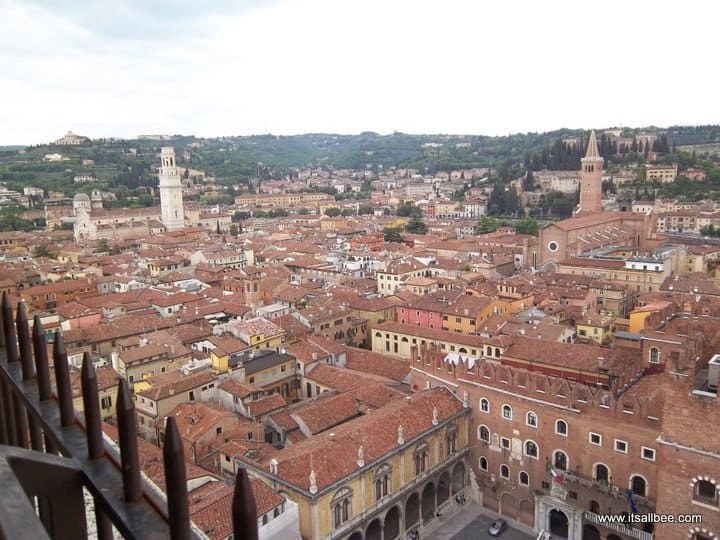 Views from Piazza Erbe and Torre dei Lamberti 
