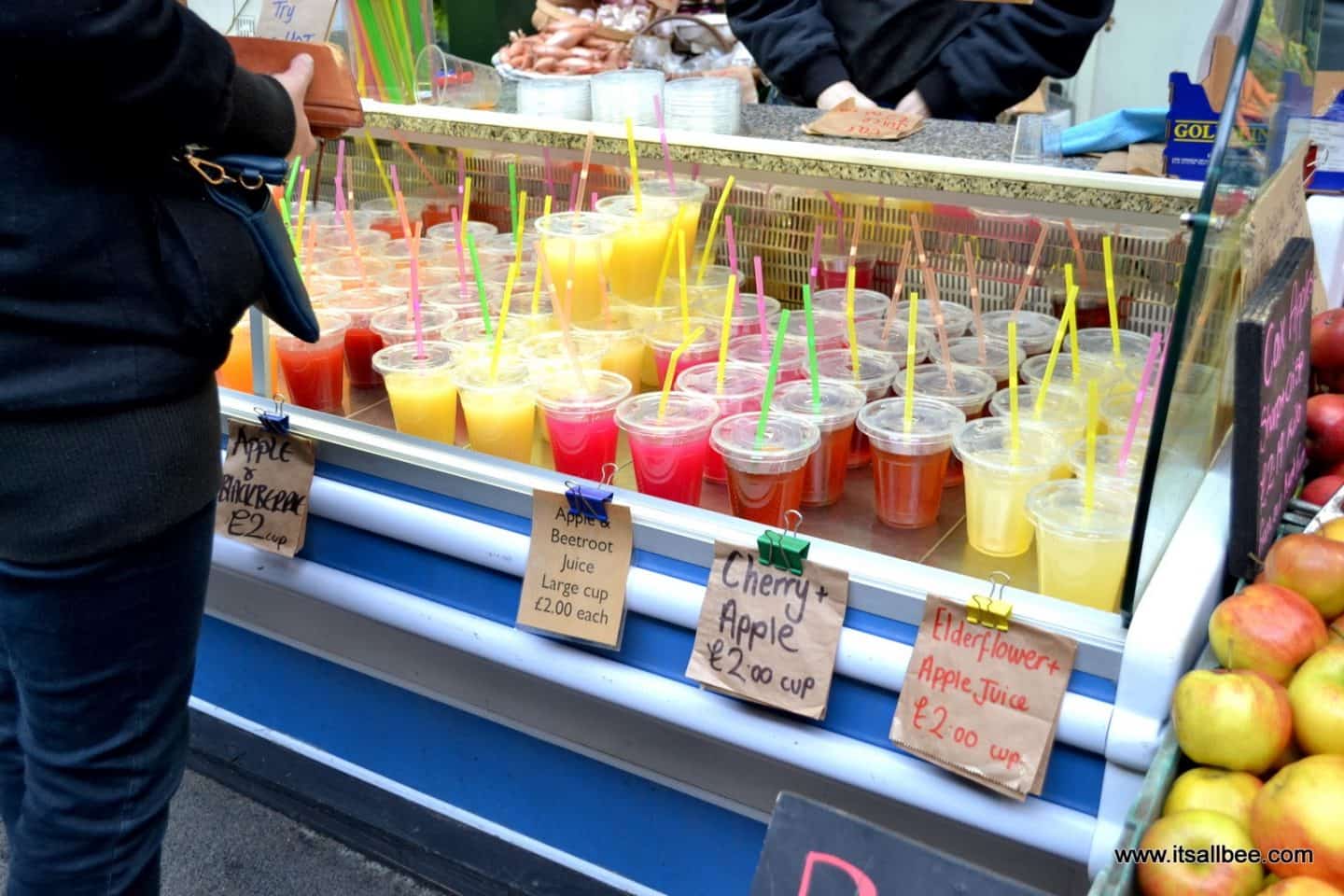Juice Stalls Borough Market