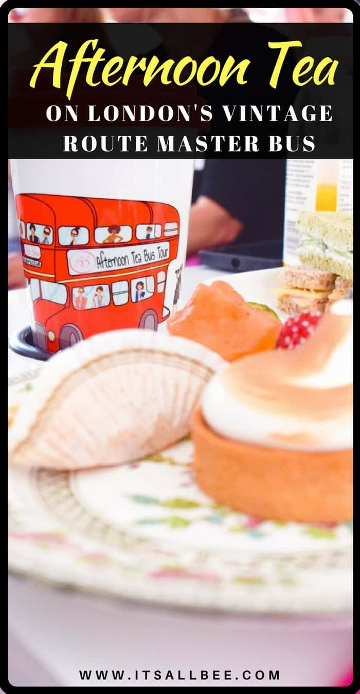 London Afternoon Tea on A Bus (1)