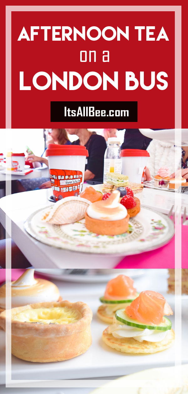 Afternoon tea bus tour in London - A review of BB Bakery's afternoon tea with a tour of London