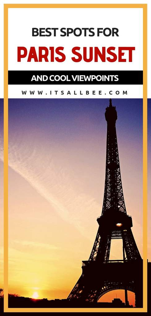 Sunrise In Paris - The Best Spots For Sunrise Photography In Paris #photography #sunrise #sunset #tips #earlyrise #trocadero #eiffeltower #cityoflight
