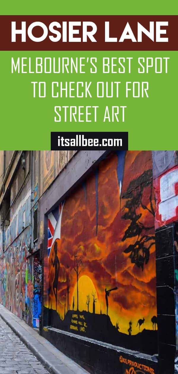 Hosier Lane - Melbourne's Best Spot To Check Out For Street Art #oceania #traveltips #melbourne #streetart #colourful #tourist #sights