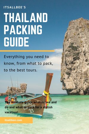 thailand travel guide  essentials packing list  what to