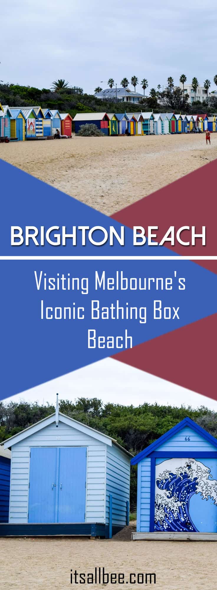 How To Get To Brighton Beach Melbourne's Bathing Boxes Beach By Train #itsallbee #australia #traveltips #beaches #ocean #vacation #takemethere #beachlife