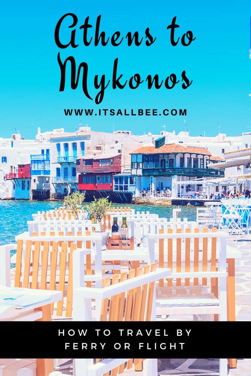 travel from athens to mykonos by ferry