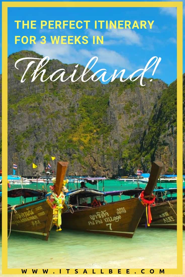 travel around thailand in 3 weeks