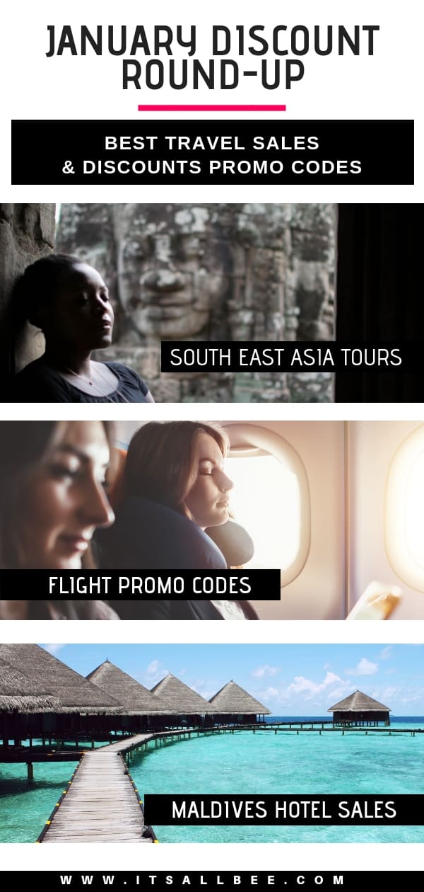 The Best January Travel Discounts & Sales - Flight Promo Codes, Hotel discount Codes - Contiki Tours, G Adventures, Agoda, Hotels, Safari touris and more..