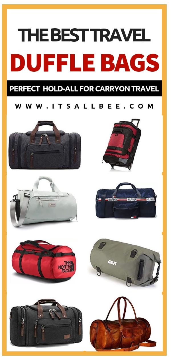 The Best Carry On Duffel Bags For Travel - Backpack and Wheeled Duffle ...