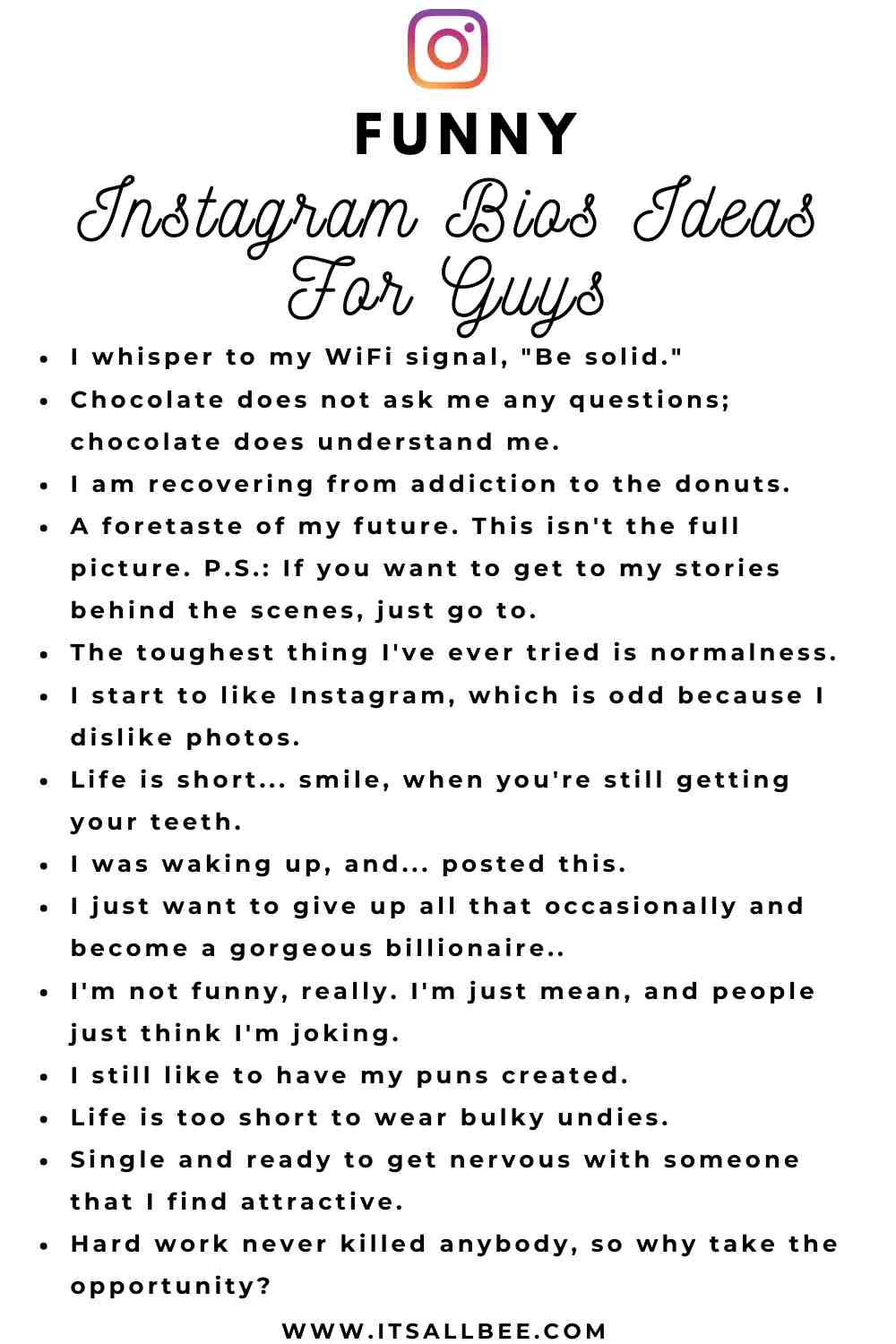 Good Instagram Quotes For Guys