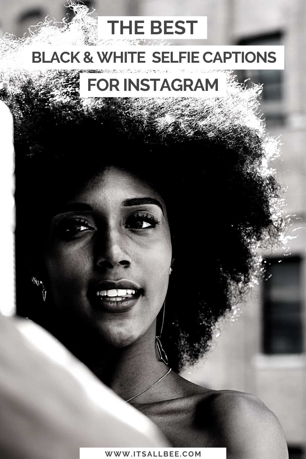 Best Black And White Selfie Captions For Instagram - ItsAllBee ...