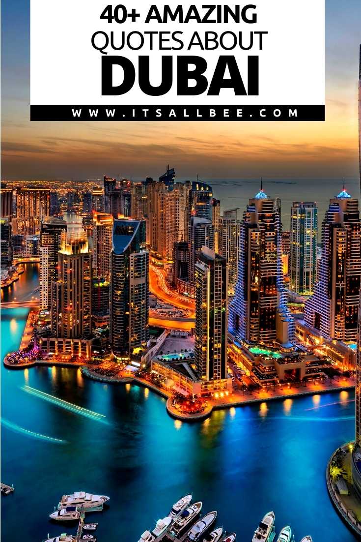 40 Cool Quotes About Dubai - ItsAllBee | Solo Travel & Adventure Tips