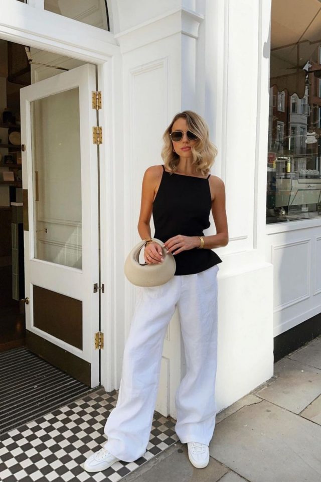 Discover stylish linen trousers outfit ideas perfect for any occasion, from brunch to casual outings. Explore chic and versatile looks that are comfortable and fashionable, ideal for any activity.Linen Trouser Outfits, Summer Outfit, Spring Outfit, Casual Outfit, Business Casual Outfit, Fashion Inspo, Linen Pants Outfit, Comfy Outfit, Linen Pants Outfit Summer, Linen Pant Outfit Summer, Linen Pants Outfit Work, Linen Pants Outfit Fall, Linene Pants Outfit, Linen Pants Outfits Work, Winter Outfit