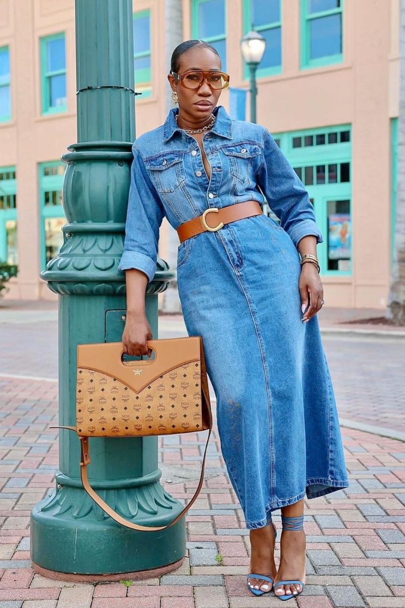 26 Gorgeous Denim Dress Outfit Ideas You Can Easily Personalise ...