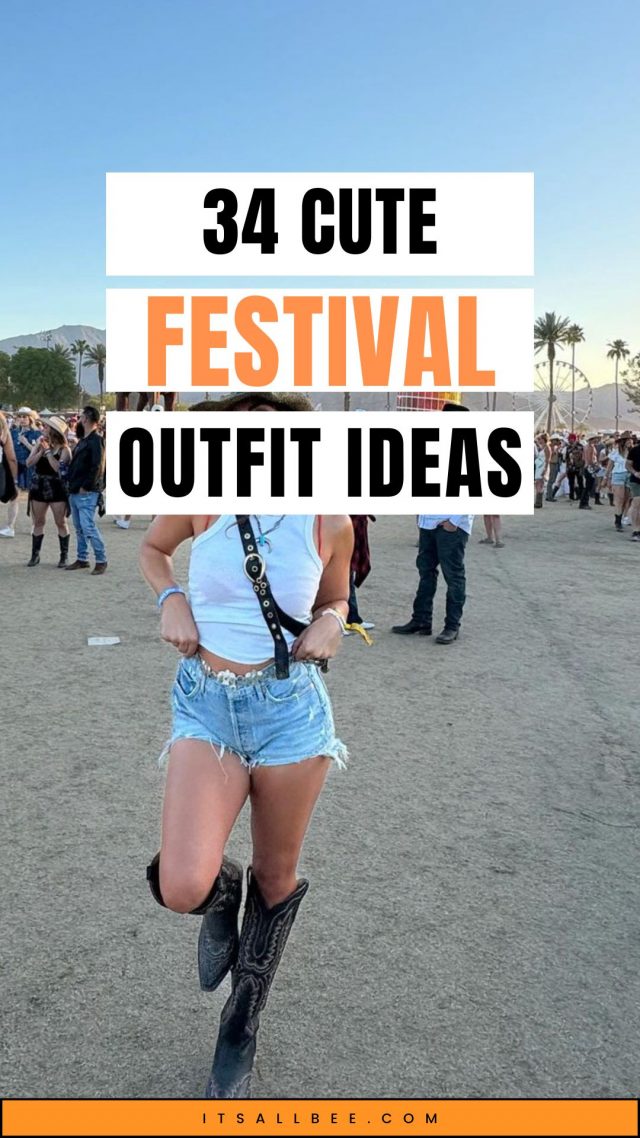 Discover stylish festival outfits that blend comfort and flair, perfect for any festival-goer. From denim corsets and sequin rompers to casual chic, vibrant patterns, get inspired by these unique and trendy looks. Ideal for making a statement while staying comfortable all day long. Glastonbury Festival Outfit, Coachella Outfit Ideas, Burning Man Outfit, Stagecoach Festival Outfits, Concert Outfit Ideas, Music Festival Outfit, Festival Outfit, Festival Fashion, Coachella Outfits, Coachella Style